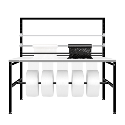 Packing table - Front stretch film holder