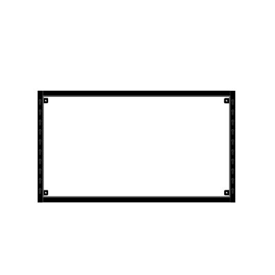 Wall-mounted system for packing parcels basis