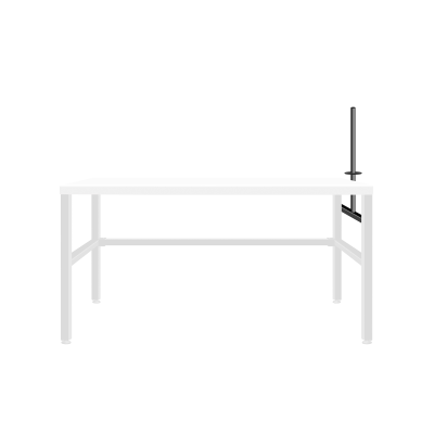 Packing table for large packages - Vertical side holder for stretch film