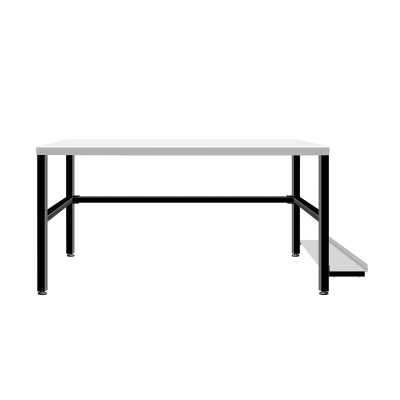 Packing table for large packages - Side shelf 25 cm