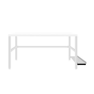 Packing table for large packages - Side shelf 25 cm