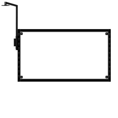 Wall-mounted system for packing parcels - Camera holder