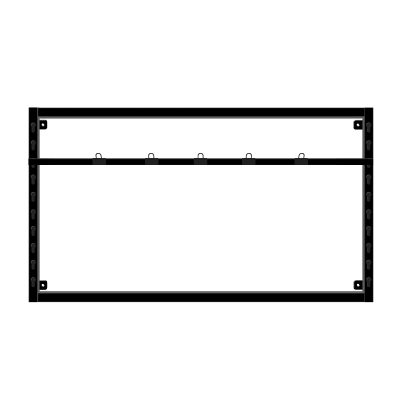 Wall-mounted system for packing parcels - Holder for plastic, bags, accessories