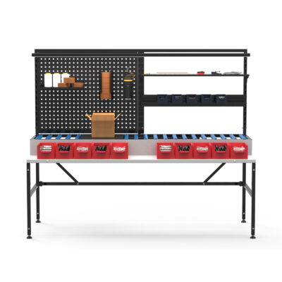 Roller table for repacking and order picking 200×80 cm effepack